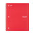 Wirebound Notebook With Two Pockets, 1-Subject, Wide/Legal Rule, Red Cover, (100) 10.5" X 8" Sheets [SKU: MEA5200]
