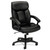 HVL151 Executive High-Back Leather Chair, Supports Up to 250 lb, 17.75" to 21.5" Seat Height, Black [SKU: BSXVL151SB11]