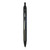 Striderio Gel Pen, Retractable, Medium 0.7 Mm, Black Ink, Translucent Black Barrel, 12/Box [SKU: STW52001]
