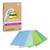 100% Recycled Paper Super Sticky Notes, Ruled, 4" X 6", Oasis, 45 Sheets/Pad, 4 Pads/Pack [SKU: MMM4621R4SST]
