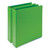 Earth'S Choice Plant-Based Economy Round Ring View Binders, 3 Rings, 1.5" Capacity, 11 X 8.5, Lime, 2/Pack [SKU: SAMMP286578]