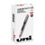 Vision Elite Hybrid Gel Pen, Stick, Extra-Fine 0.5 Mm, Red Ink, Black/Red/Clear Barrel [SKU: UBC69022]