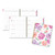 Badge Floral Weekly/Monthly Planner, Floral Artwork, 11 x 9.2, White/Multicolor Cover, 13-Month (Jan to Jan): 2024 to 2025 [SKU: AAG1675F905]