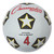 Rubber Sports Ball, For Soccer, No. 4 Size, White/Black [SKU: CSISRB4]