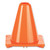 Hi-Visibility Vinyl Cones, 6" Tall, Orange [SKU: CSIC6OR]
