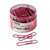 Pink Coated Paper Clips, Jumbo, Pink, 80/Pack [SKU: OIC08908]