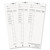 Time Clock Cards For Pyramid Technologies 4000, One Side, 3.5 X 8.5, 100/Pack [SKU: PTI4410010]