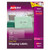 Matte Clear Easy Peel Mailing Labels W/ Sure Feed Technology, Laser Printers, 2 X 4, Clear, 10/Sheet, 10 Sheets/Pack [SKU: AVE15663]