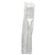 Heavyweight Wrapped Polypropylene Cutlery, Fork, White, 1,000/Carton [SKU: BWKFORKHWPPWIW]