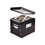 File Box, Letter Files, 11.75" X 9.75" X 9.5", Black [SKU: IDESNS01533]