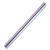 Triangular Scale Plastic Engineers Ruler, 12" Long, White With Colored Grooves [SKU: STD9871834BK]