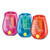 Twist-N-Sharp Pencil Sharpener, One-Hole, 3.5 X 1.25 X 5.5, Assorted Colors, 3/Box [SKU: BOSPS1ADJ3PK]
