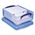 Snap-Lid Storage Bin, 2.14 Gal, 11" X 14" X 5", Clear/Blue [SKU: RUA81C]