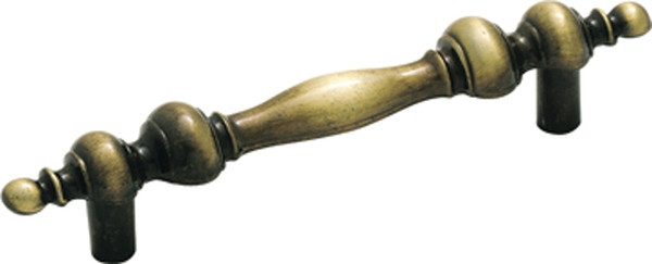 Amerock 894ABS Cabinet Pull, 4-5/16 in L Handle, 7/8 in Projection, Die-Cast Zinc, Antique English [SKU: ORG6760664]
