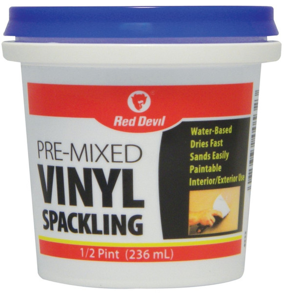 Red Devil 0532 Spackling Compound Off-White, Off-White, 0.5 pt Tub [SKU: ORG1674118]