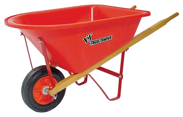 TRUE TEMPER KPWBLW5 Wheelbarrow, Poly, 16 in Wheel [SKU: ORG5873047]