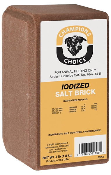 Roto Salt Champion's Choice 110005052 Salt Block, 4 lb [SKU: ORG0046821]