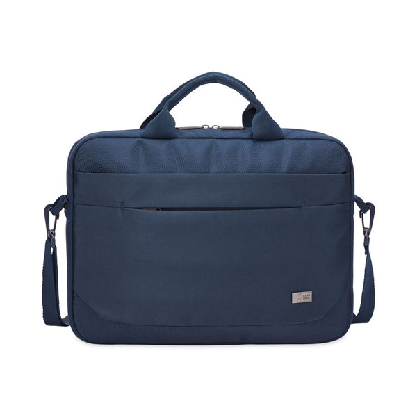 Advantage Laptop Attache, Fits Devices Up to 14", Polyester, 14.6 x 2.8 x 13, Dark Blue [SKU: CLG3203987]