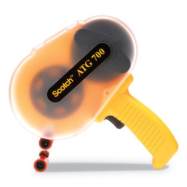 Adhesive Transfer Tape Applicator, For Rolls Up to 0.5 to x 1,296", Yellow [SKU: MMMATG700]