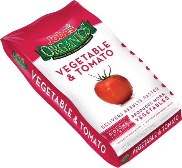 Jobes 09023 Vegetable and Tomato Organic Plant Food, 16 lb, Granular [SKU: ORG0971697]