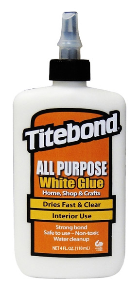 Titebond 5032 All Purpose Glue, White, 4 oz Bottle [SKU: ORG7386204]