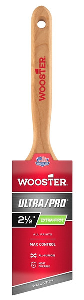 WOOSTER 4153-2 1/2 Paint Brush, 2-1/2 in W, 2-15/16 in L Bristle, Nylon Bristle, Sash Handle [SKU: ORG8836785]