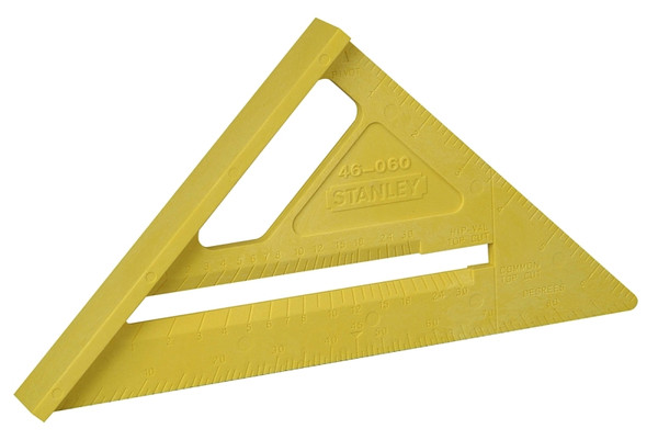 STANLEY Quick Square Series 46-060 Pocket Square, SAE Graduation, ABS, 6-7/8 in L [SKU: ORG6264337]