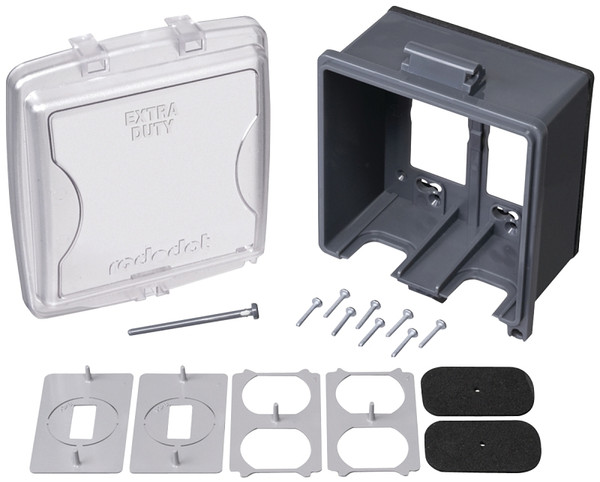 Red Dot 2CKPM Cover, 6-5/8 in L, 5-9/16 in W, Rectangular, Polycarbonate, Clear [SKU: ORG9744970]