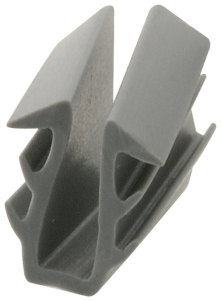 Make-2-Fit P 7735 Glass Glazing Channel, 5/32 to 1/4 in W, 200 ft L, Vinyl, Gray [SKU: ORG5663885]