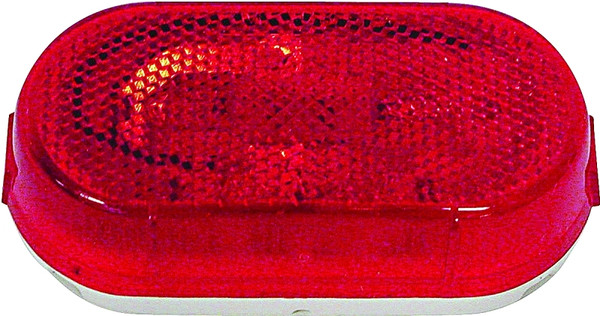 PM V108WR Marker Light, 12 V, Incandescent Lamp, Red Lens, Screw Mounting [SKU: ORG5045521]