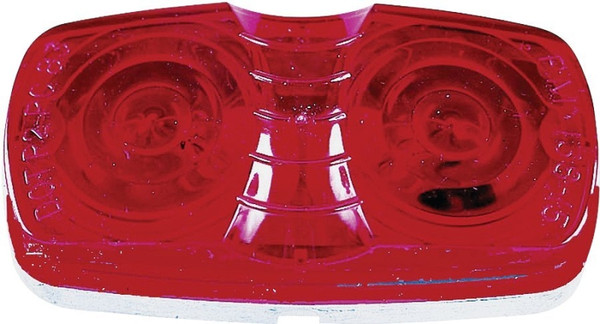 PM V138R Marker Light, 12 V, Incandescent Lamp, Red Lens, Surface Mounting [SKU: ORG2167013]