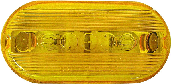 PM V135A Marker Light, 12 V, Incandescent Lamp, Amber Lens, Surface Mounting [SKU: ORG8717472]
