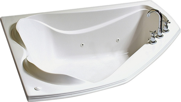 MAAX Cocoon 6054 Series 102724-091-001 Bathtub, 38 to 76 gal Capacity, 59-3/4 in L, 53-7/8 in W, 21 in H, Acrylic, White [SKU: ORG2354637]