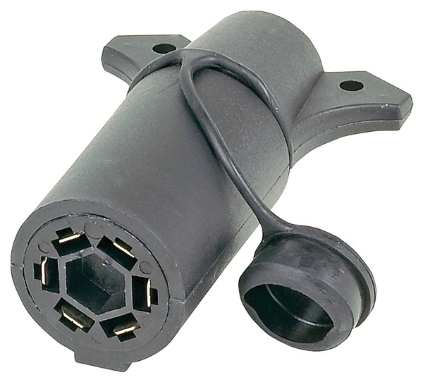 HOPKINS 47545 Trailer Adapter, 6-Pole, Plastic Housing Material, Black [SKU: ORG4922928]