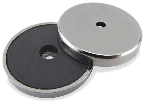 Magnet Source 07216 Round Base Magnet, Ceramic, 0.375 in ID x 1.42 in OD Dia, 0.283 in H [SKU: ORG9339888]