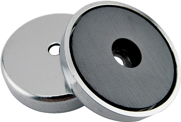 Magnet Source 07217 Round Base Magnet, Ceramic, 0.866 in ID x 2.04 in OD Dia, 0.303 in H [SKU: ORG9388091]