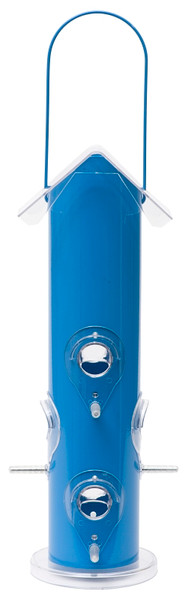 Perky-Pet 391 Wild Bird Feeder, 13-1/4 in H, 1 lb, Metal, Blue, Powder-Coated, Hanging Mounting [SKU: ORG9422080]