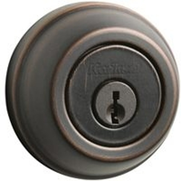 Kwikset 78011PSMTRCALRCS Deadbolt, Different, Smartkey Key, Steel, Venetian Bronze, 2-3/8 to 2-3/4 in Backset [SKU: ORG8735227]