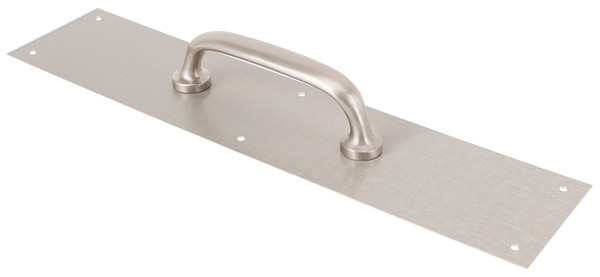 ProSource 32239TNB-PS Door Pull Plate, 3-1/2 in W, 15 in D, 1-5/8 in H, Aluminum, Satin Nickel [SKU: ORG4793774]