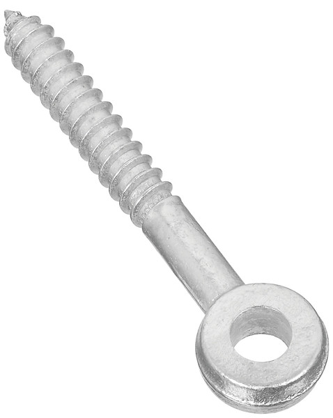 National Hardware 296BC Series N131-227 Screw Eye, 3-1/4 in L Thread, 5 in OAL, Steel, Zinc [SKU: ORG2435717]