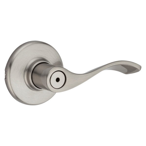 Kwikset 93001-882 Privacy Lever, 4-7/32 in L Lever, Steel, Satin Nickel [SKU: ORG1232461]