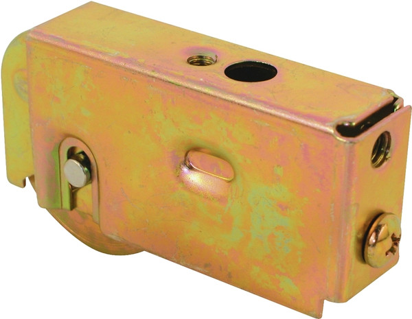 Prime-Line D 1563 Roller Assembly, 1-1/2 in Dia Roller, 5/16 in W Roller, Steel, 1-Roller, Plain Back Mounting [SKU: ORG9176892]