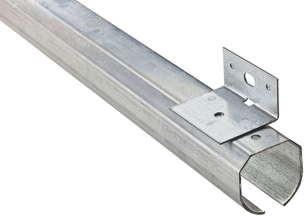 National Hardware N193-946 Round Rail, Steel, Galvanized, 2-13/32 in W, 2-3/8 in H, 96 in L [SKU: ORG0128454]