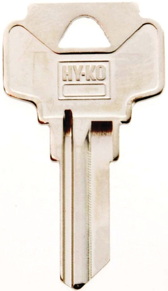 HY-KO 11010DE1 Key Blank, Brass, Nickel, For: Dexter Cabinet, House Locks and Padlocks [SKU: ORG5080445]