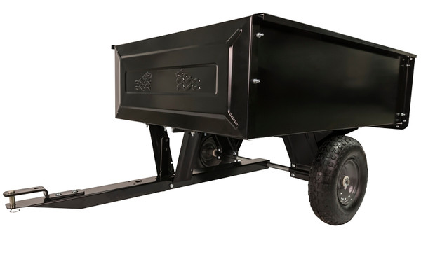 AGRI-FAB 45-0303 Dump Cart, 350 lb, 41 x 31 x 12 in Deck, 13 x 4 in Wheel, Pneumatic Wheel, Black [SKU: ORG7424740]