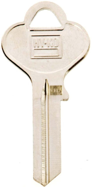 HY-KO 11010EA27 Key Blank, Brass, Nickel, For: Eagle Cabinet, House Locks and Padlocks [SKU: ORG1279165]