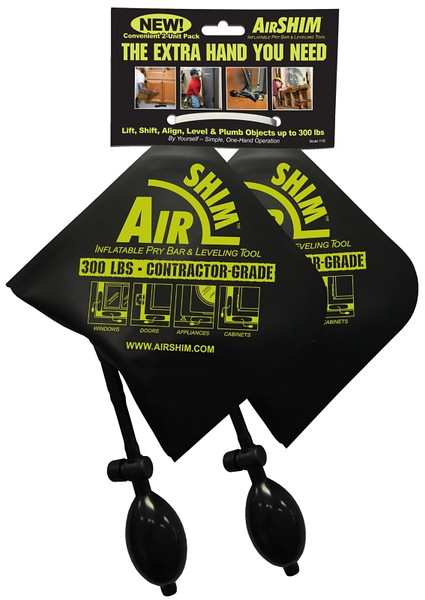 AirShim 1192 Inflatable Pry Bar and Leveling Tool, 6-5/8 in L, 6-3/8 in W [SKU: ORG7296544]