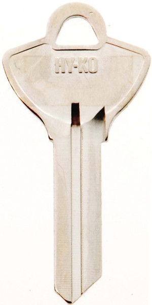 HY-KO 11010EL10 Key Blank, Brass, Nickel, For: Elgin Cabinet, House Locks and Padlocks [SKU: ORG9296179]