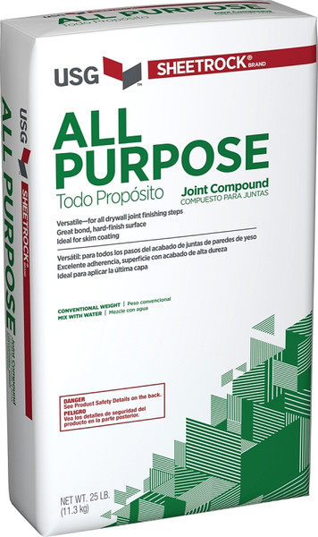 USG 383700 Joint Compound, Powder, White, 25 lb [SKU: ORG9091182]