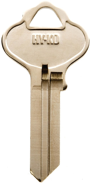 HY-KO 11010IN18 Key Blank, Brass, Nickel, For: ILCO Cabinet, House Locks and Padlocks [SKU: ORG9210006]